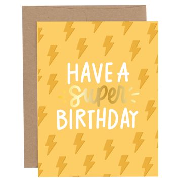 Have A Super Birthday Greeting Card